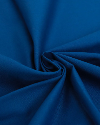 Toile de Coton Sanforisée Bleu Roi   - Mercerine