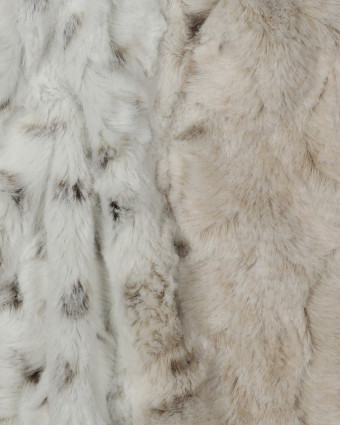 Tissu Fausse Fourrure Ecru Biche - Mercerine