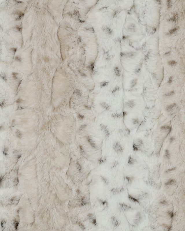 Tissu Fausse Fourrure Ecru Biche - Mercerine