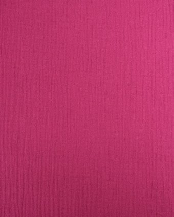 Double Gaze Framboise Oeko-tex Thaïs - Mercerine