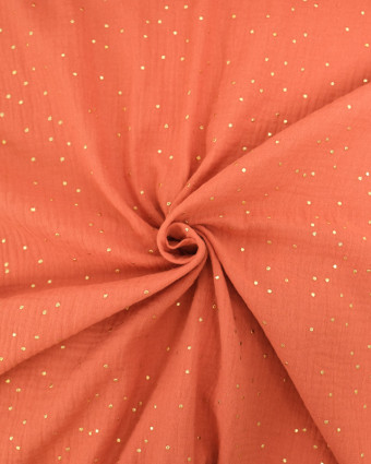 Double Gaze Reach Pois Dorés - 21 Coloris - Mercerine