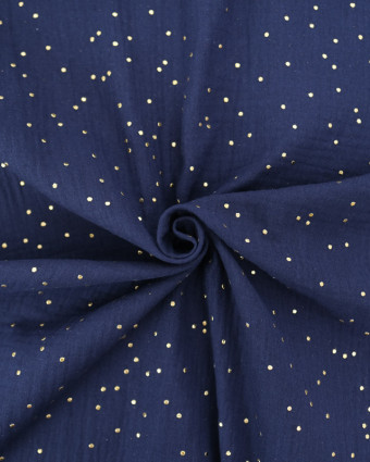 Double Gaze Reach Pois Dorés - 21 Coloris - Mercerine