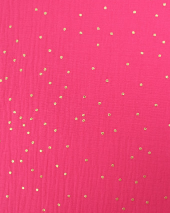 Double Gaze Reach Pois Dorés - 21 Coloris - Mercerine