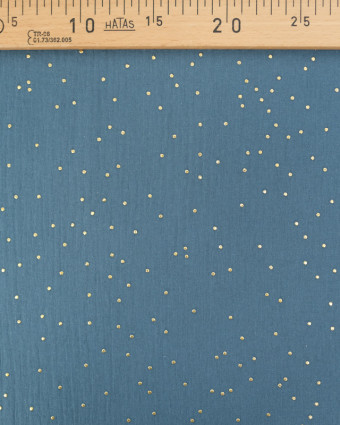 Double Gaze Reach Pois Dorés - 21 Coloris - Mercerine
