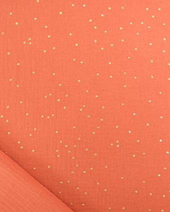 Double Gaze Reach Pois Dorés - 21 Coloris - Mercerine