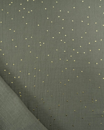 Double Gaze Reach Pois Dorés - 21 Coloris - Mercerine