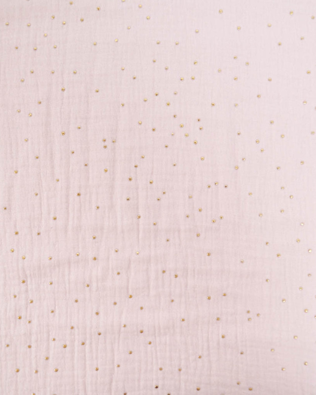 Double Gaze Reach Pois Dorés - 21 Coloris - Mercerine