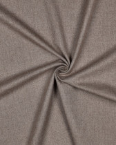 Tissu Viscose Gabardine Noir Effet Chiné Taupe