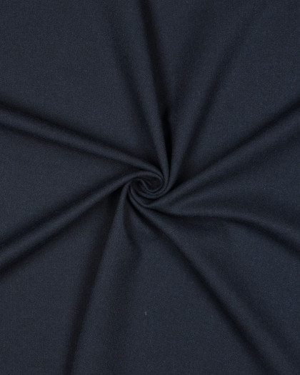 Tissu Viscose Gabardine Bleu Marine - Mercerine