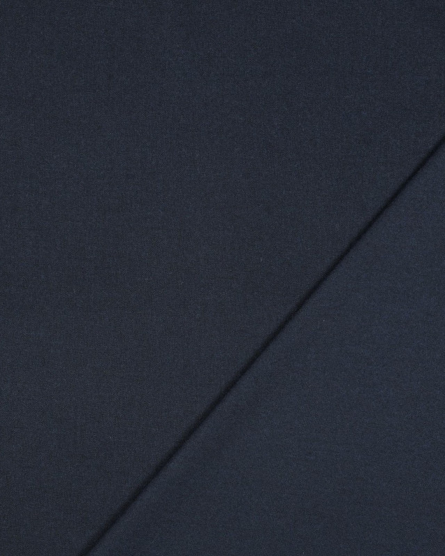 Tissu Viscose Gabardine Bleu Marine - Mercerine
