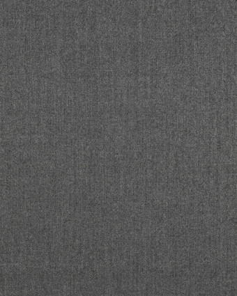 Tissu Viscose Gabardine Effet Chiné Gris Foncé - Mercerine