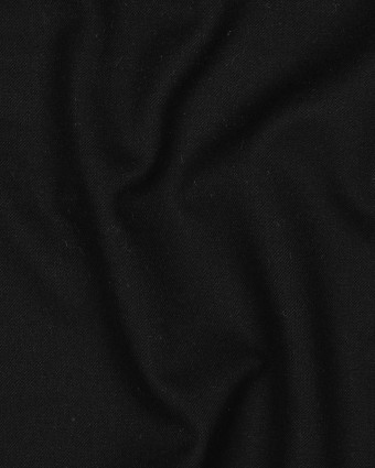 Tissu Viscose Gabardine Noir - Mercerine