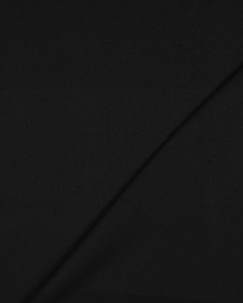Tissu Viscose Gabardine Noir - Mercerine