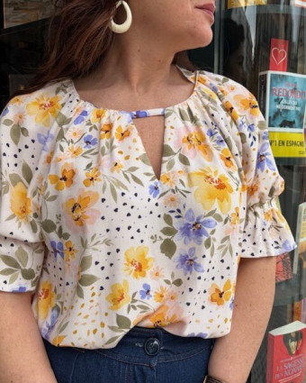 Patron Blouse Robe Ella - Clématisse Pattern - Mercerine