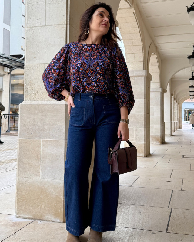 Patron Blouse Robe Dahlia - Clématisse Pattern - Mercerine