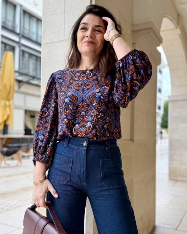 Patron Blouse Robe Dahlia - Clématisse Pattern - Mercerine