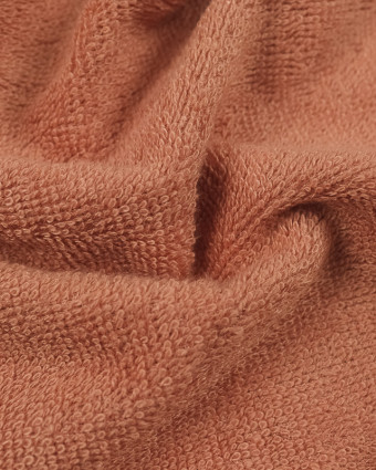 Eponge bambou au mètre : couleur Marsala OekoTex - Mercerine