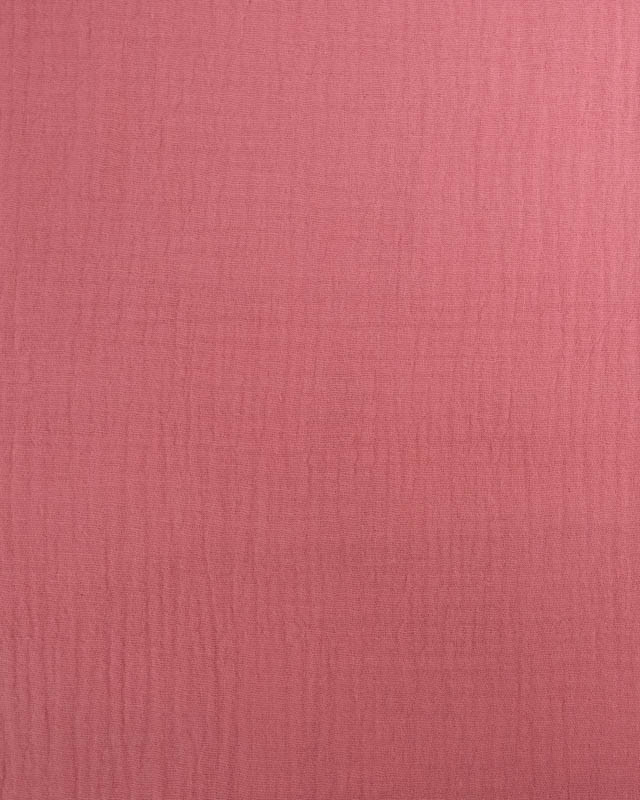 Tissu Gaze de Coton Vieux Rose Thaïs - Mercerine