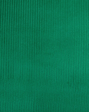 Tissu Velours Côtelé Stretch Basilic - Oeko-Tex - Mercerine