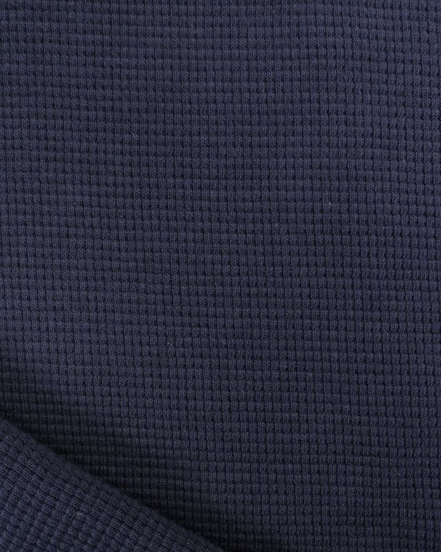 Maille Nid d'Abeille Marine - Oeko-Tex -  Mercerine