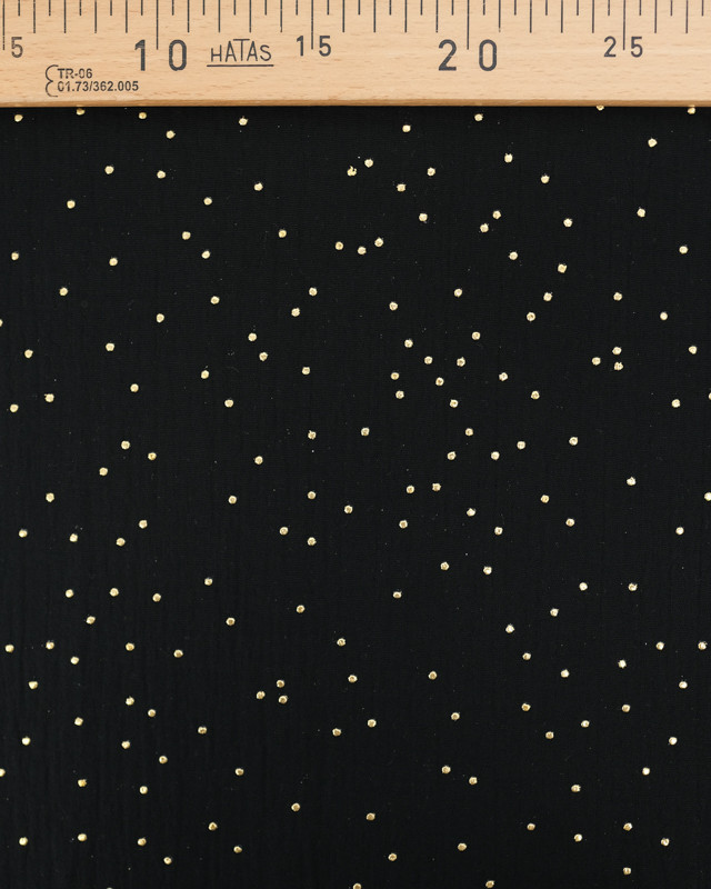 Double Gaze Reach Pois Dorés - 21 Coloris - Mercerine