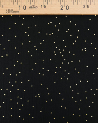 Double Gaze Reach Pois Dorés - 21 Coloris - Mercerine