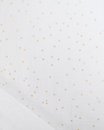 Double Gaze Reach Pois Dorés - 21 Coloris - Mercerine