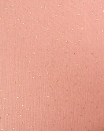 Double Gaze Reach Pois Dorés - 21 Coloris - Mercerine