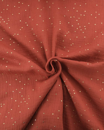 Double Gaze Reach Pois Dorés - 21 Coloris - Mercerine
