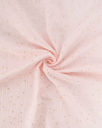 Double Gaze Reach Pois Dorés - 21 Coloris - Mercerine
