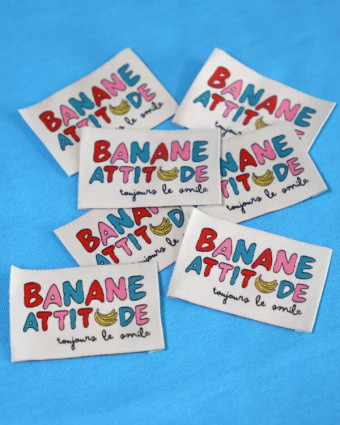 Etiquette à Coudre Banane Attitude - Marmaï Patterns - Mercerine
