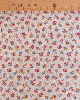 Tissu Liberty Fabrics@ Flora Beatrice - 110 cm - Mercerine