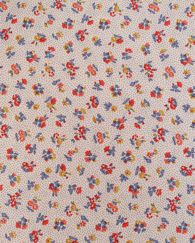 Tissu Liberty Fabrics@ Flora Beatrice - 110 cm - Mercerine