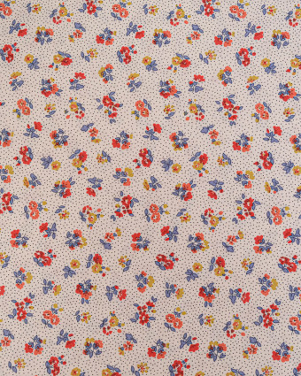 Tissu Liberty Fabrics@ Flora Beatrice - 110 cm - Mercerine