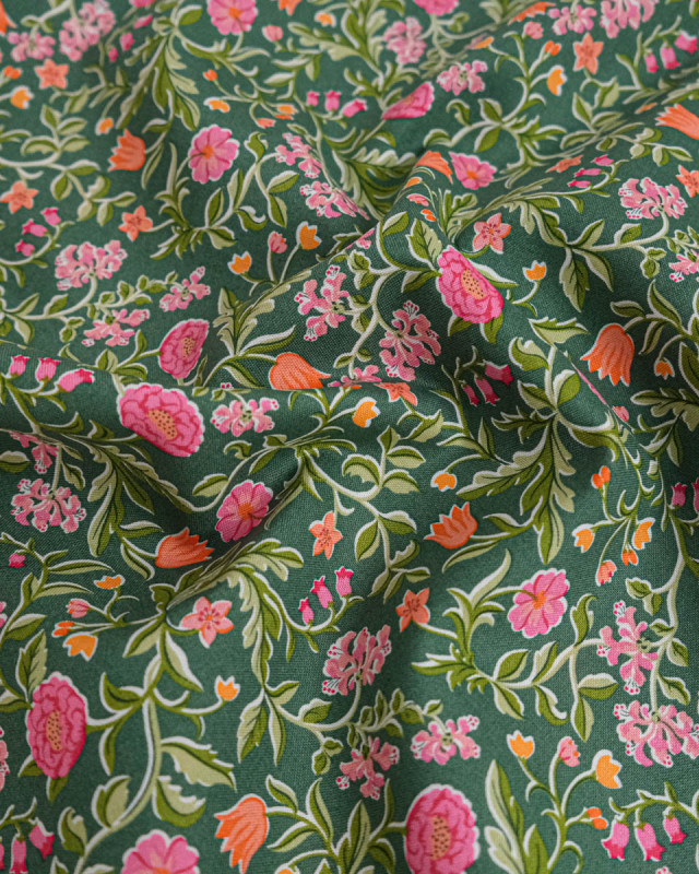 Tissu Liberty Fabrics@ Mays Flowers - 110 cm - Mercerine
