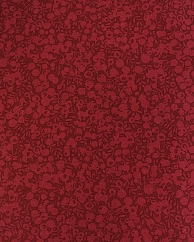 Tissu Liberty Fabrics@ Wiltshire Shadow Cerise - 110 cm - Mercerine