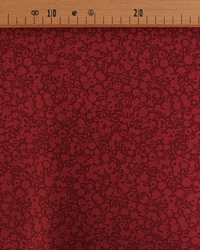 Tissu Liberty Fabrics@ Wiltshire Shadow Cerise - 110 cm - Mercerine