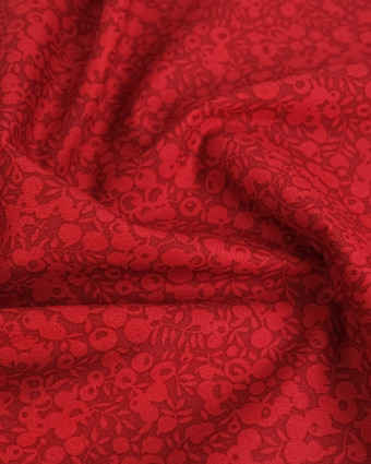 Tissu Liberty Fabrics@ Wiltshire Shadow Ruby - 110 cm - Mercerine