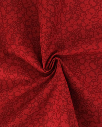 Tissu Liberty Fabrics@ Wiltshire Shadow Ruby - 110 cm - Mercerine