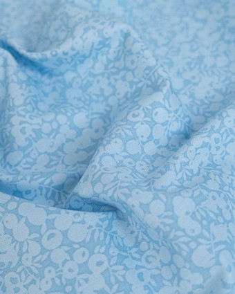 Tissu Liberty Fabrics@ Wiltshire Shadow Bleu de Chine - 110 cm - Mercerine
