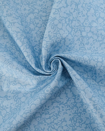 Tissu Liberty Fabrics@ Wiltshire Shadow Bleu de Chine - 110 cm - Mercerine