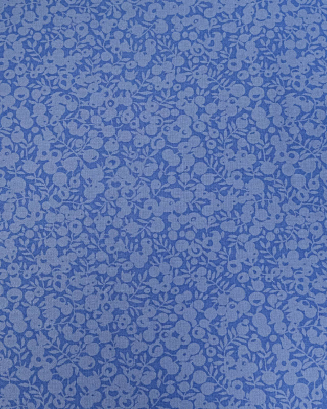 Tissu Liberty Fabrics@ Wiltshire Shadow Bleuet - 110 cm - Mercerine