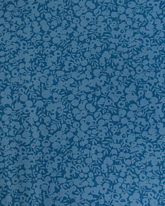 Tissu Liberty Fabrics@ Wiltshire Shadow Azur - 110 cm - Mercerine