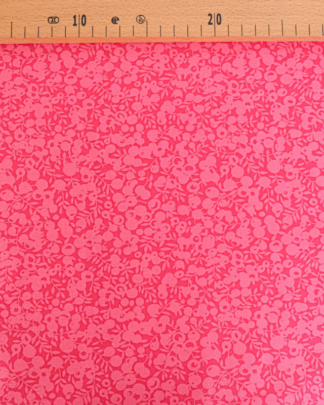 Tissu Liberty Fabrics@ Wiltshire Shadow Framboise - 110 cm - Mercerine