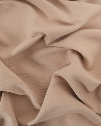 Tissu Touché Peau De Peche Nude  - Mercerine