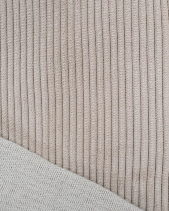 Velours Côtelé Ameublement Belém Beige - Mercerine