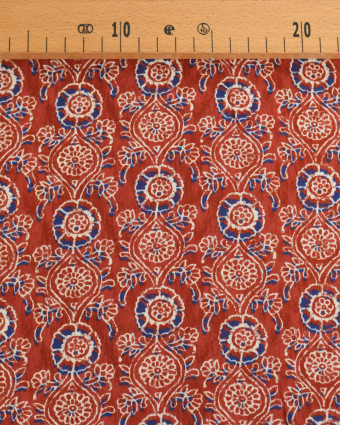 Popeline de Coton Inspiration Indienne Jaipur Tradition Terra - Mercerine