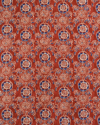 Popeline de Coton Inspiration Indienne Jaipur Tradition Terra - Mercerine