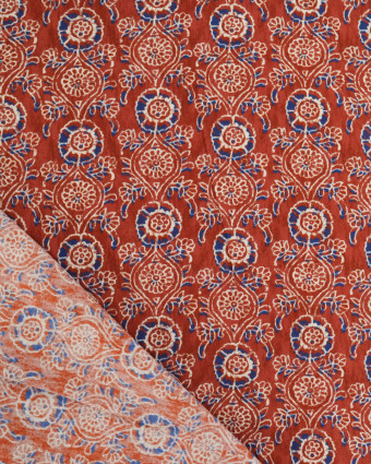Popeline de Coton Inspiration Indienne Jaipur Tradition Terra - Mercerine