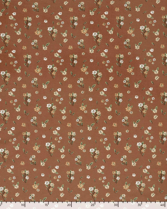 Jersey de Coton Terra Petites Fleurs - Mercerine